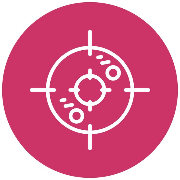 Diseño vectorial del estilo del icono de inmunoterapia