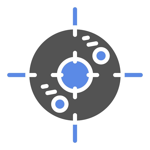Diseño vectorial del estilo del icono de inmunoterapia