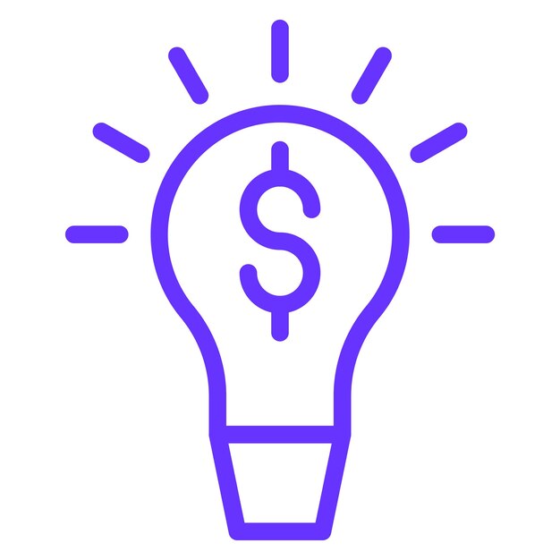 Diseño vectorial Estilo de icono de innovación