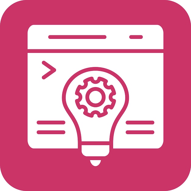 Diseño vectorial Estilo de icono de innovación