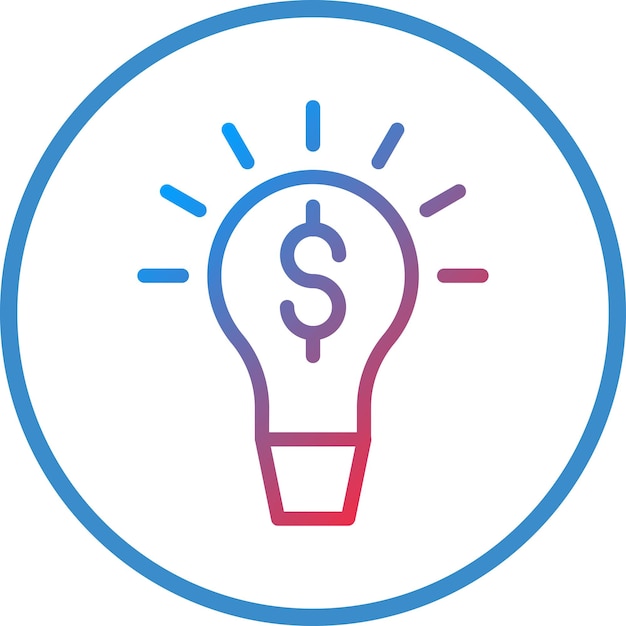 Diseño vectorial Estilo de icono de innovación