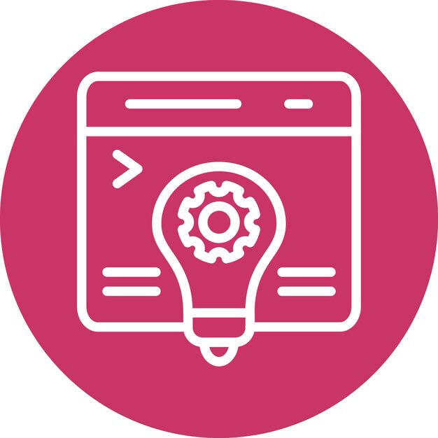 Diseño vectorial Estilo de icono de innovación