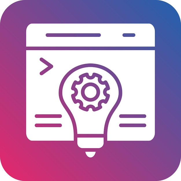 Diseño vectorial Estilo de icono de innovación