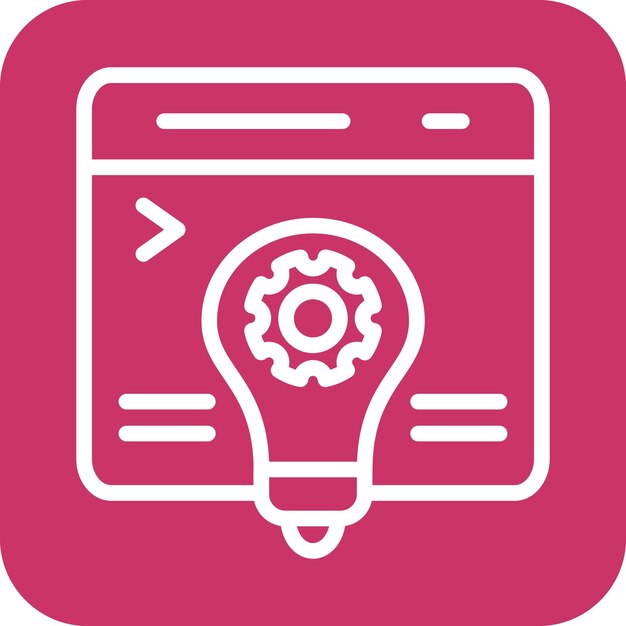 Diseño vectorial Estilo de icono de innovación