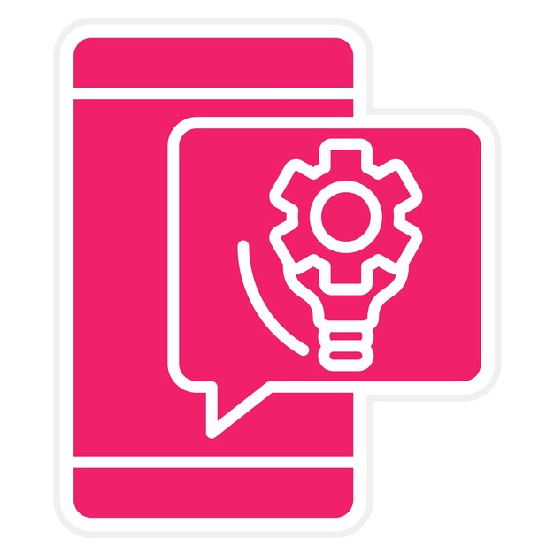 Diseño vectorial Estilo de icono de innovación