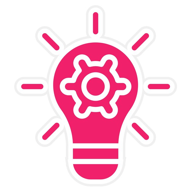 Diseño vectorial Estilo de icono de innovación