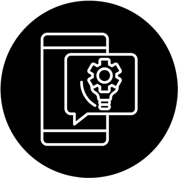 Diseño vectorial Estilo de icono de innovación