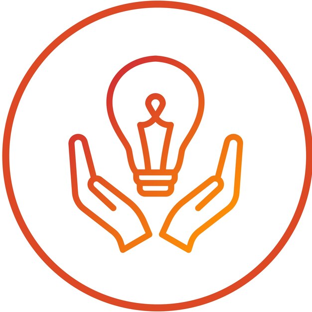Diseño vectorial Estilo de icono innovador renovable