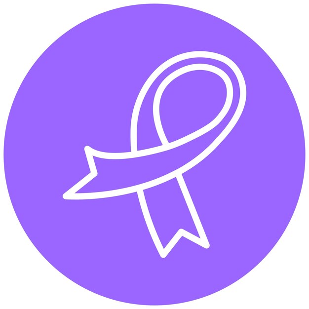Diseño vectorial Estilo del icono de la insignia de cáncer