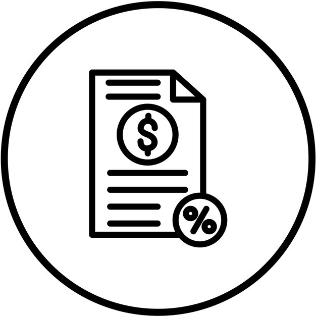 Diseño vectorial Estilo del icono de interés
