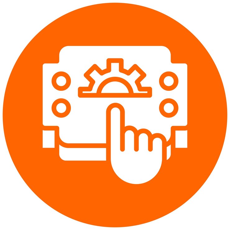 Vector diseño vectorial del estilo del icono de la interfaz de usuario