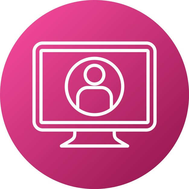 Diseño vectorial de estilo de icono de Internet