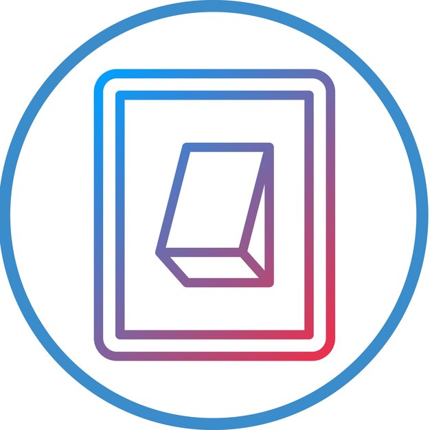 Diseño vectorial Estilo del icono del interruptor de atenuación