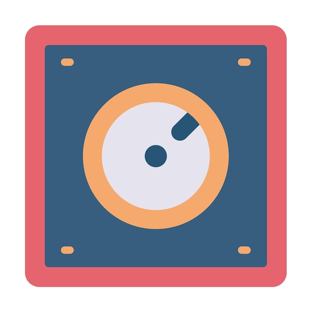 Diseño vectorial Estilo del icono del interruptor de atenuación