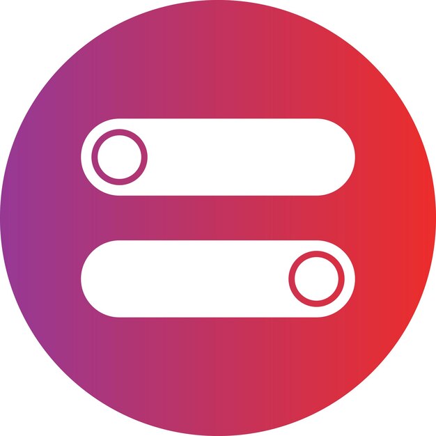 Diseño vectorial Estilo del icono del interruptor