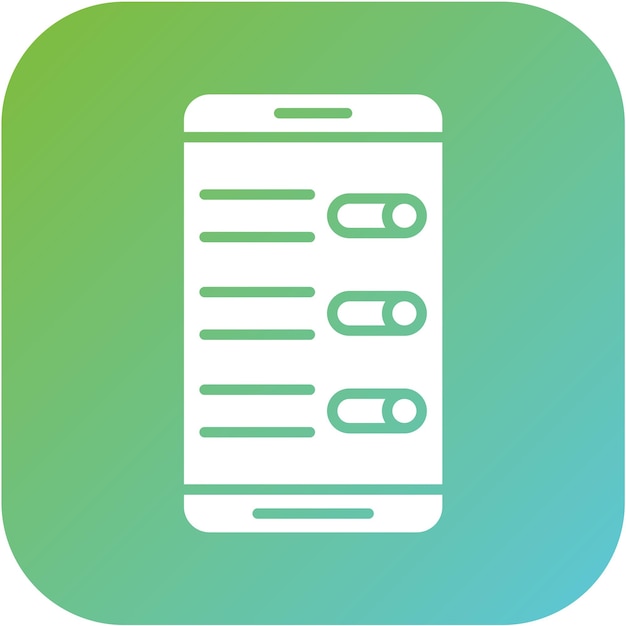 Diseño vectorial Estilo del icono del interruptor
