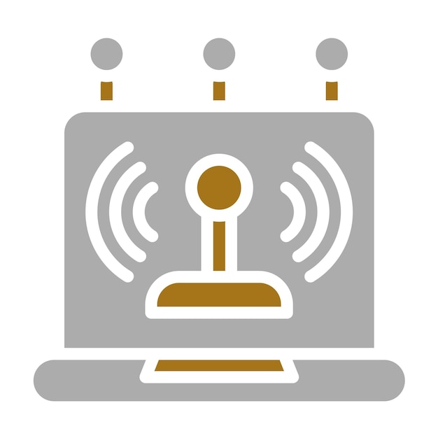 Diseño vectorial Estilo del icono de intrusión