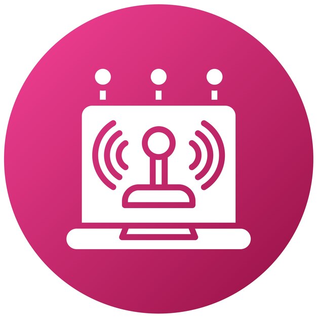 Diseño vectorial Estilo del icono de intrusión