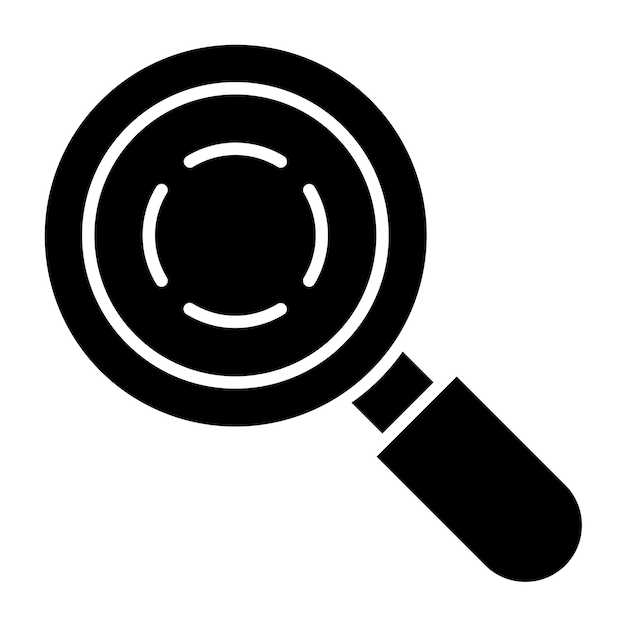 Diseño vectorial Estilo del icono de investigación