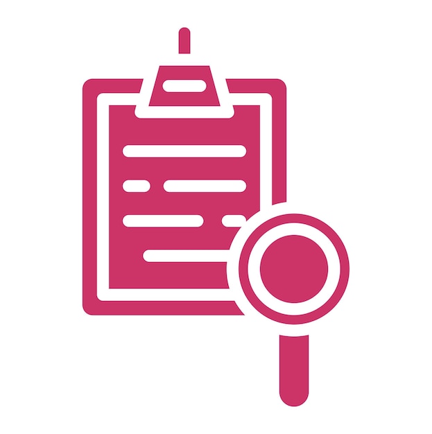 Diseño vectorial Estilo del icono de investigación
