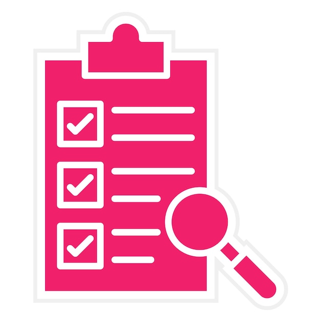 Diseño vectorial Estilo del icono de investigación