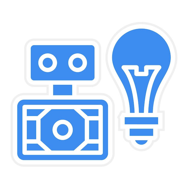 Diseño vectorial Estilo de icono IQ