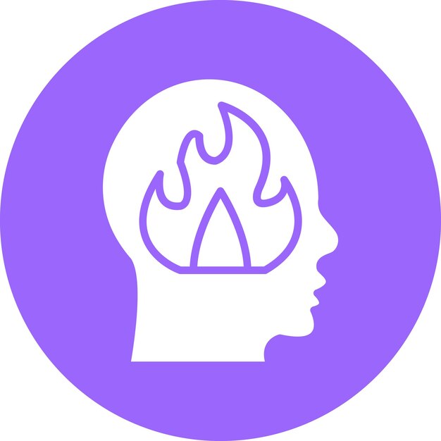 Diseño vectorial Estilo del icono de la ira