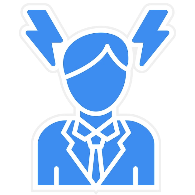 Diseño vectorial Estilo del icono de la ira