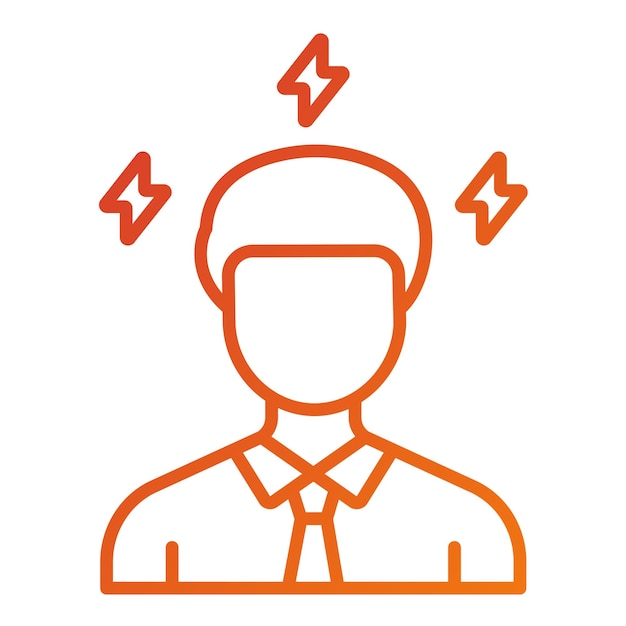 Diseño vectorial Estilo del icono de la ira
