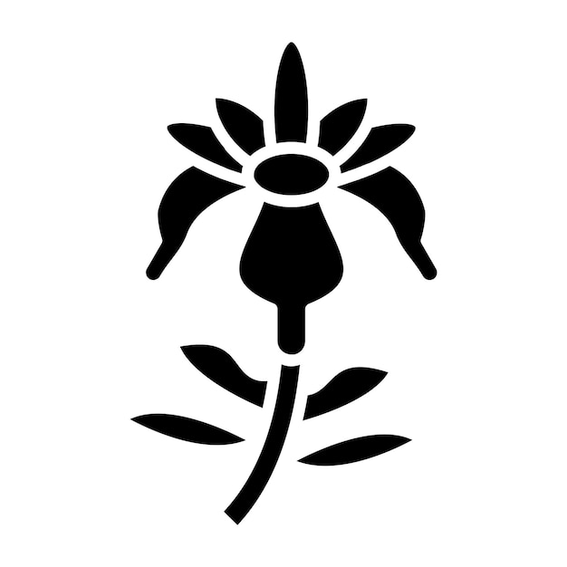 Diseño vectorial Estilo del icono del iris