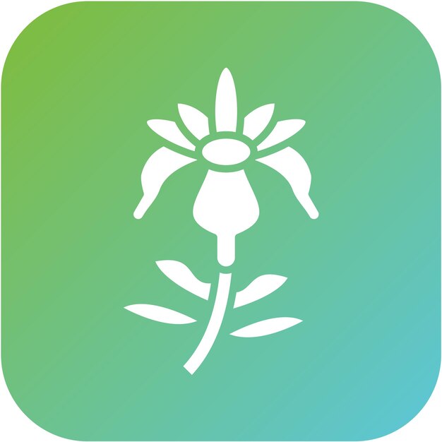Diseño vectorial Estilo del icono del iris