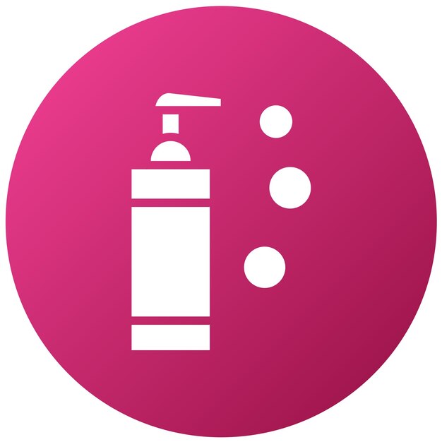 Diseño vectorial Estilo del icono del jabón líquido
