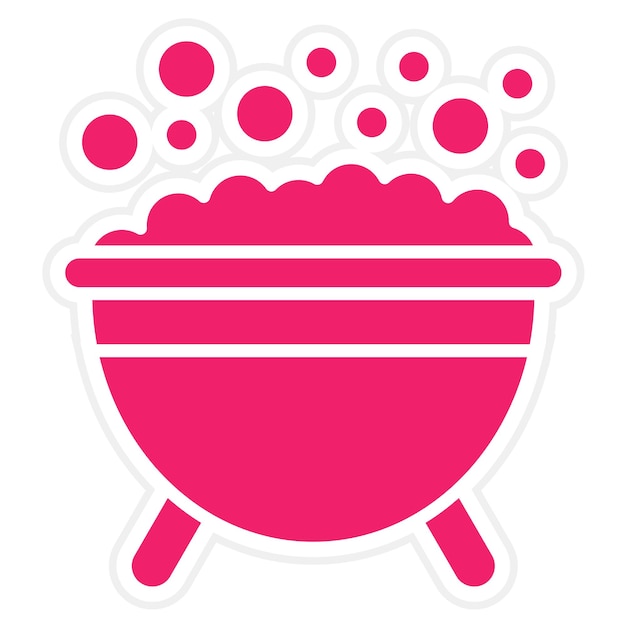 Diseño vectorial de estilo de icono de jacuzzi