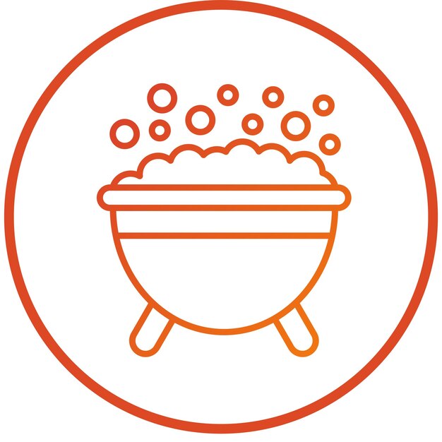 Diseño vectorial de estilo de icono de jacuzzi