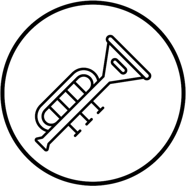 Diseño vectorial de estilo icono de jazz