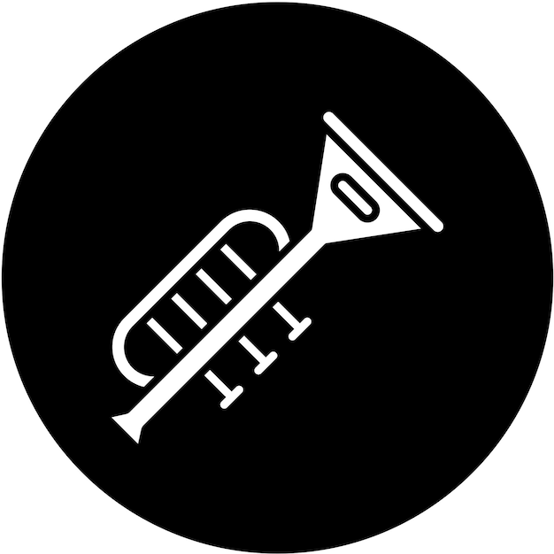 Diseño vectorial de estilo icono de jazz