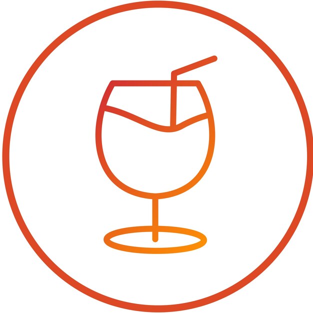 Diseño vectorial Estilo de icono de jerez
