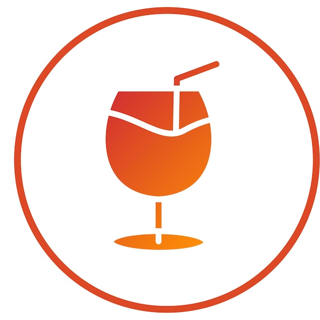 Diseño vectorial Estilo de icono de jerez