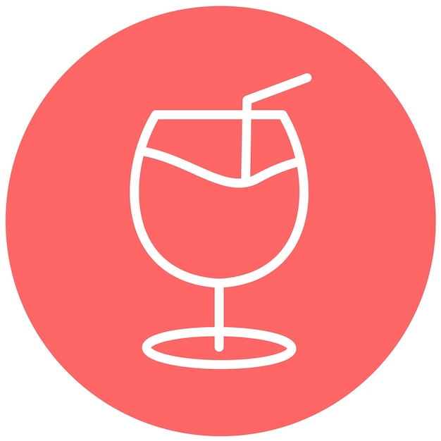 Diseño vectorial Estilo de icono de jerez