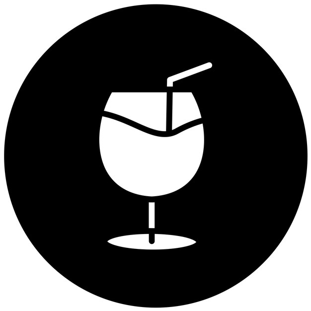 Diseño vectorial Estilo de icono de jerez