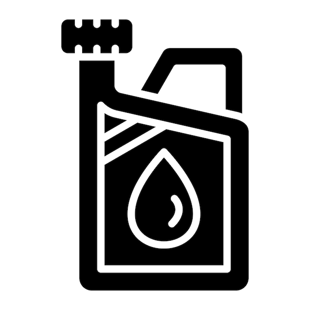 Diseño vectorial Estilo de icono de Jerrycan