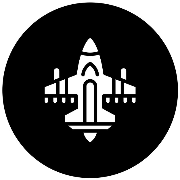 Vector diseño vectorial estilo del icono jet