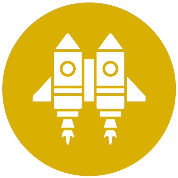 Diseño vectorial Estilo del icono Jetpack