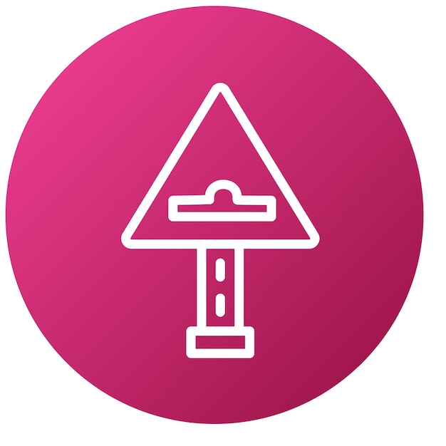 Diseño vectorial Estilo del icono de la joroba
