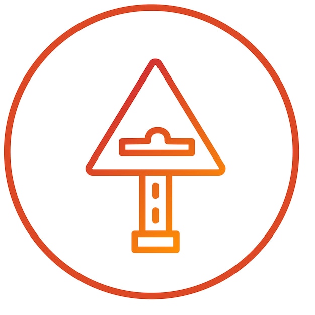 Diseño vectorial Estilo del icono de la joroba