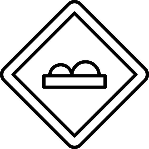 Diseño vectorial Estilo del icono de la joroba