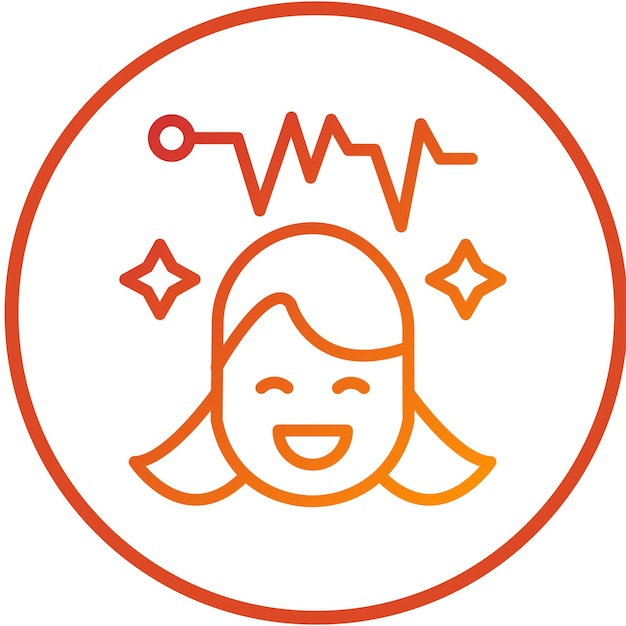 Diseño vectorial estilo de icono Jovial Spark