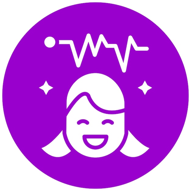 Diseño vectorial estilo de icono Jovial Spark