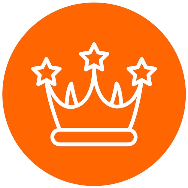 Diseño vectorial Estilo del icono de las joyas PetCrown