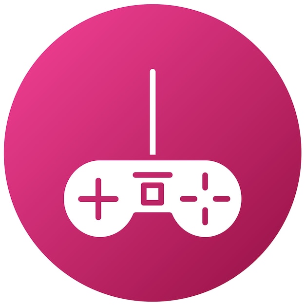 Vector diseño vectorial estilo del icono de joypad